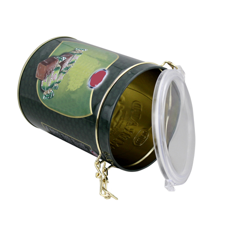 Metal Tin Can Food With Metal Buckle
